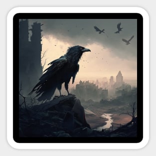 the crow Sticker